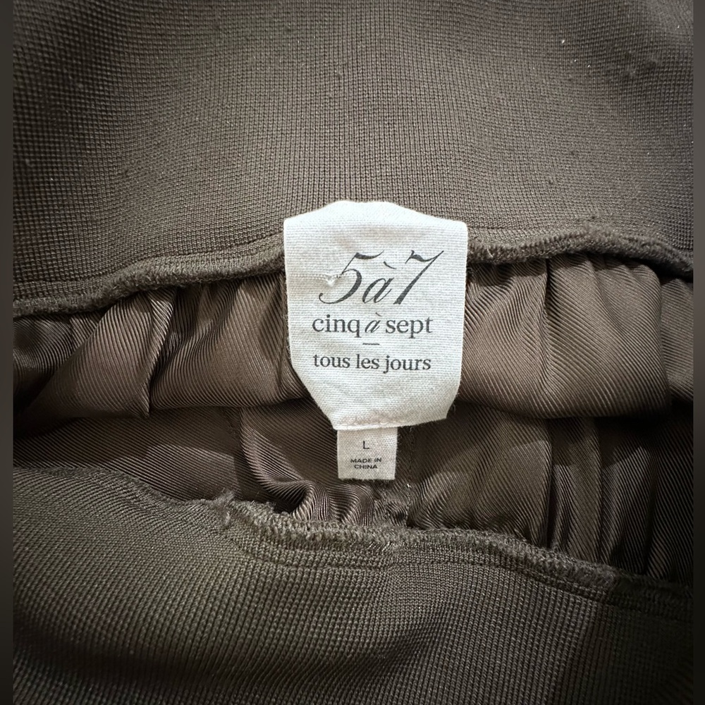 Anthropologie Cinq a Sept Tous Les Jours Giles Pants in Olive Green - Picture 11 of 13